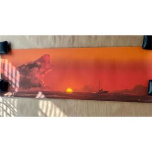Jaws art print - Beautiful sunset image - limited edition.